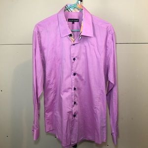 🎊5/$25🎊 Jared Lang slim fitted pink dress shirt